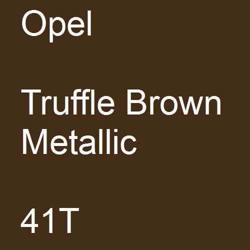 Opel, Truffle Brown Metallic, 41T.